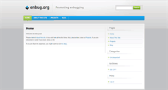 Desktop Screenshot of enbug.org
